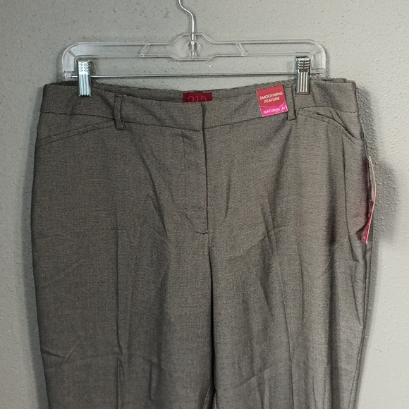 212 Collection Black and White Dress Pants Size 14P - Picture 4 of 10